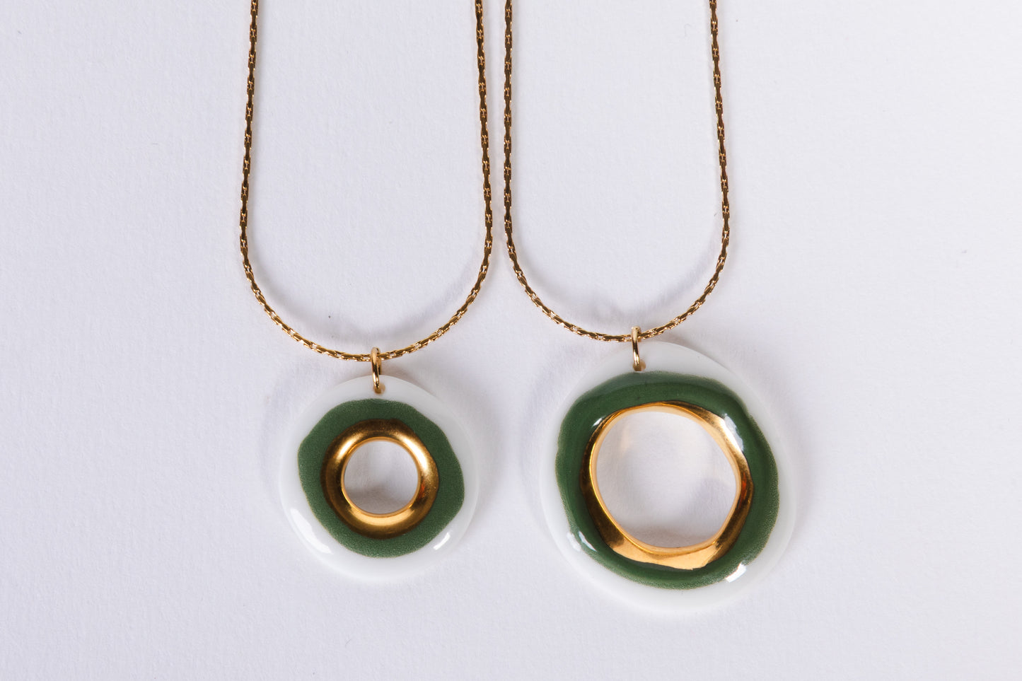 Nokta Green Evil Eye Pendant Necklace