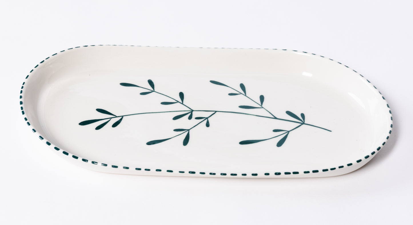 Zeytin Serving Plate | Green