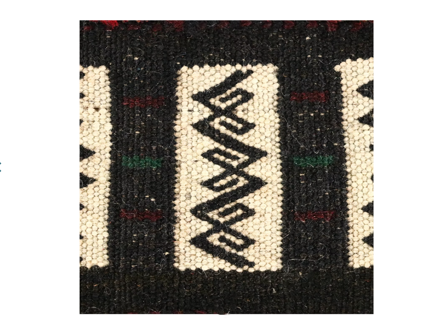 2'4 x 5' Vintage Cicim Wool Accent Rug