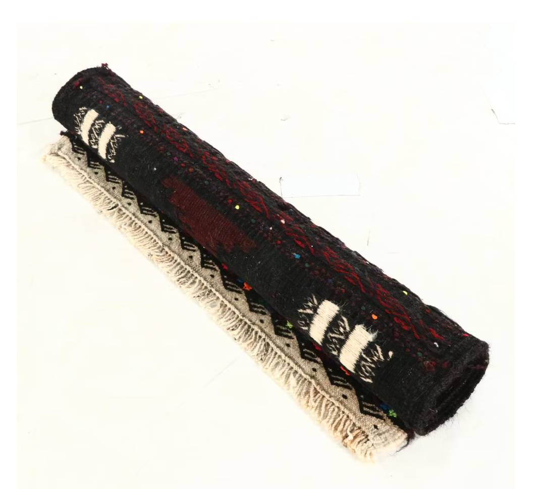 2'4 x 5' Vintage Cicim Wool Accent Rug