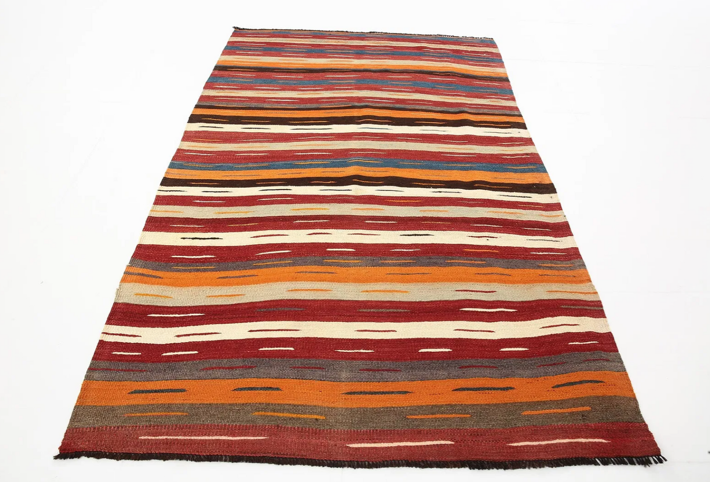 3'9" x 5'11" Vintage Anatolia Kilim Rug
