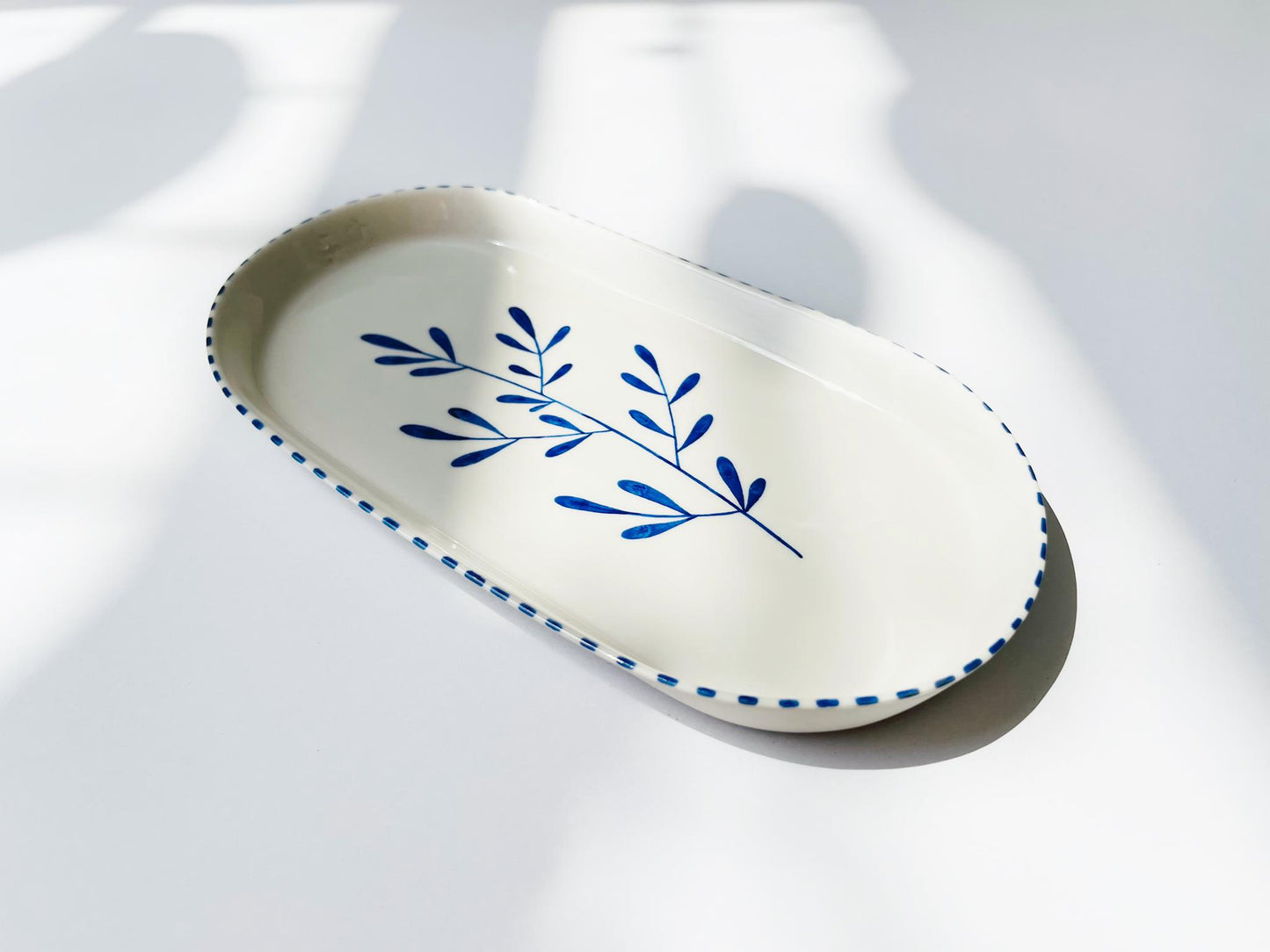 Zeytin Serving Plate | Blue