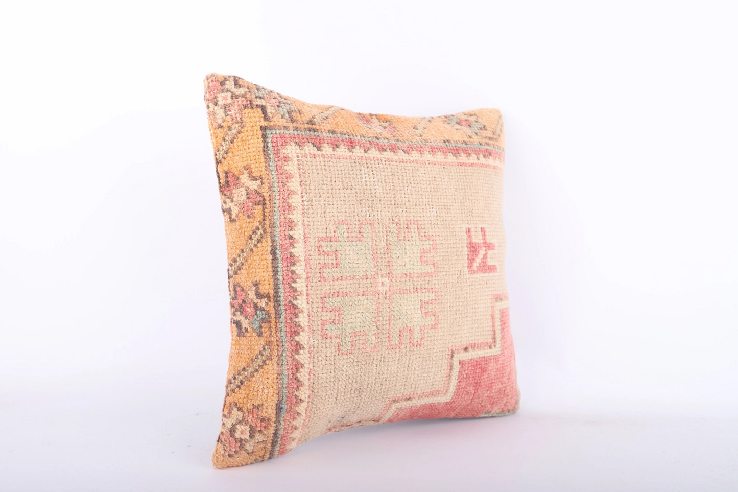 Rose Rug Pillow Cover