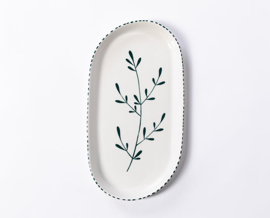 Zeytin Serving Plate | Green
