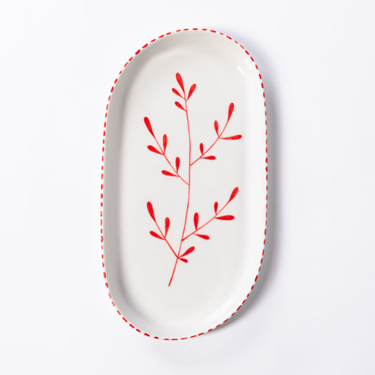 Zeytin Serving Plate | Red