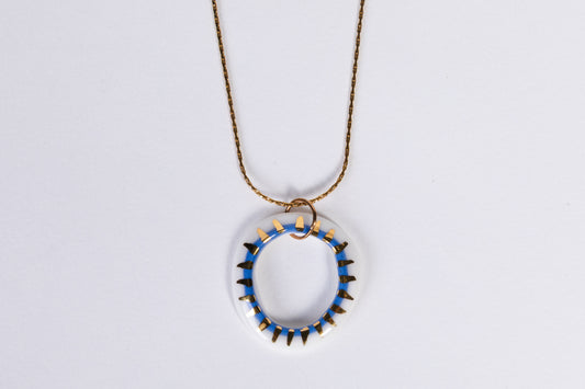 Star Porcelain Pendant Necklace