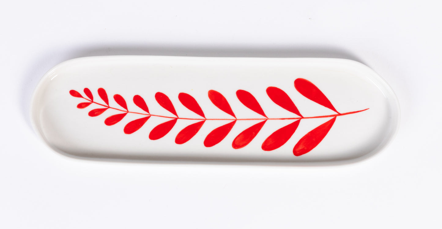 Esme Serving Plate | Red