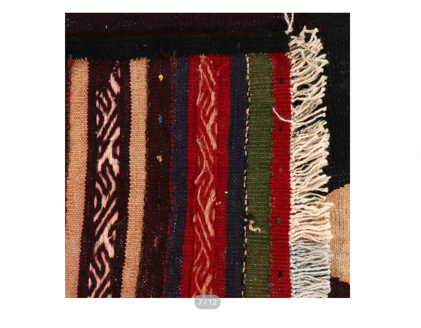 2'2 x 5'9 Vintage Cicim Accent Kilim