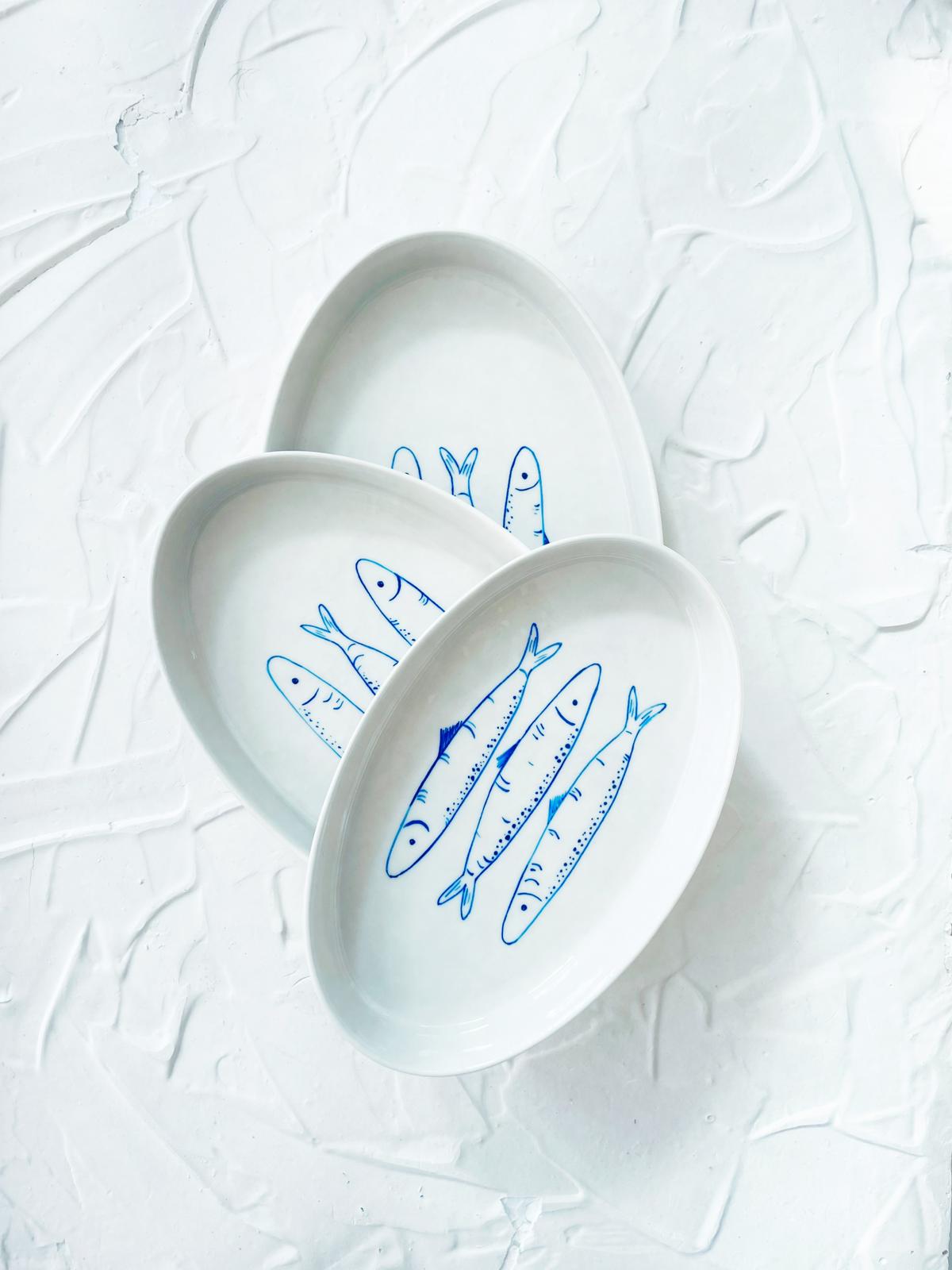 Sardines Nesting Plates | Design Scientist x Alexandrette Home