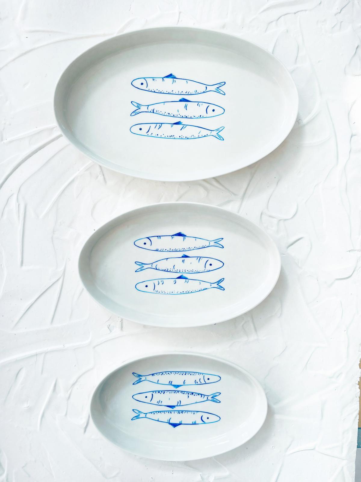 Sardines Nesting Plates | Design Scientist x Alexandrette Home