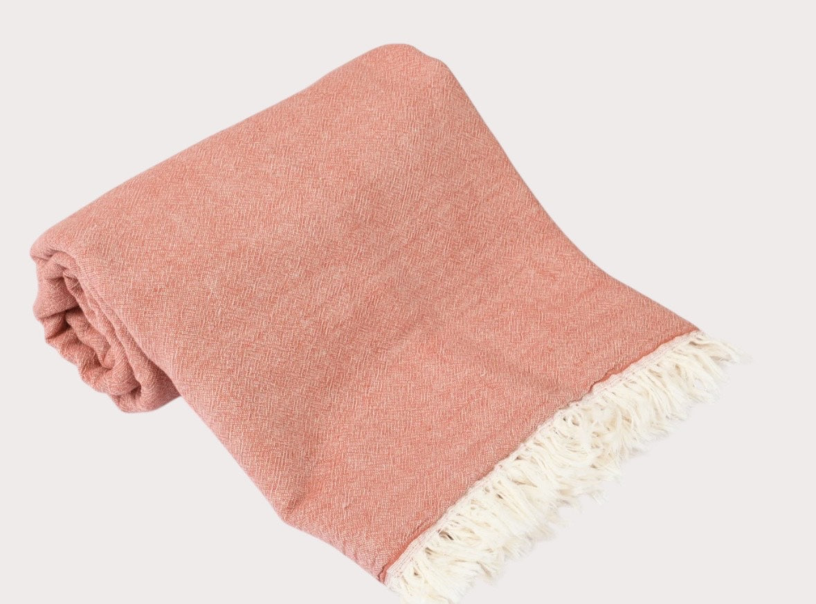 Dahlia Muslin Throw Blanket