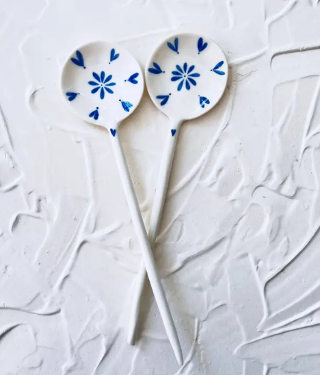 Peri Porcelain Servers (Set of 2)