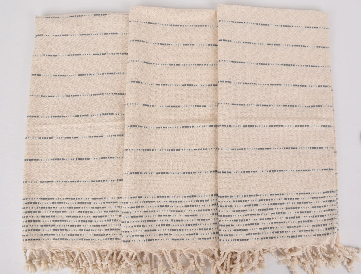 Stripe Hand/Kitchen Towel | 3 color options