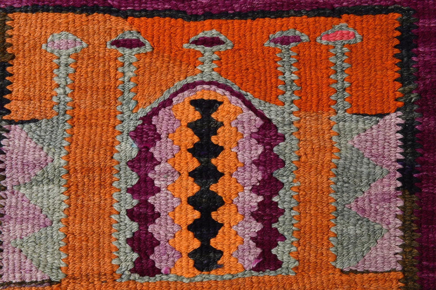 3'1" x 9'6" Vintage Anatolian Runner Kilim Rug