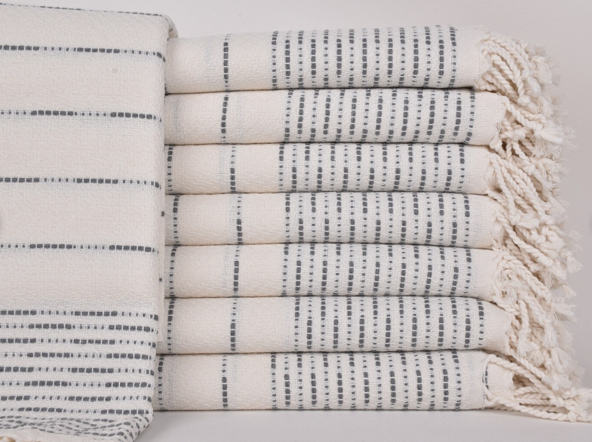 Charcoal Throw Blanket/Towel