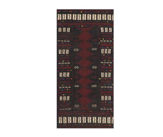2'4 x 5' Vintage Cicim Wool Accent Rug