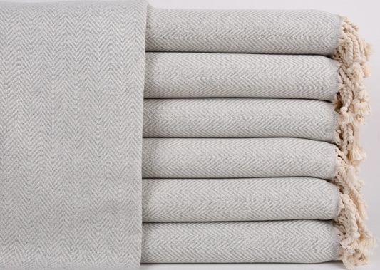 Herringbone Towel/Throw Blanket