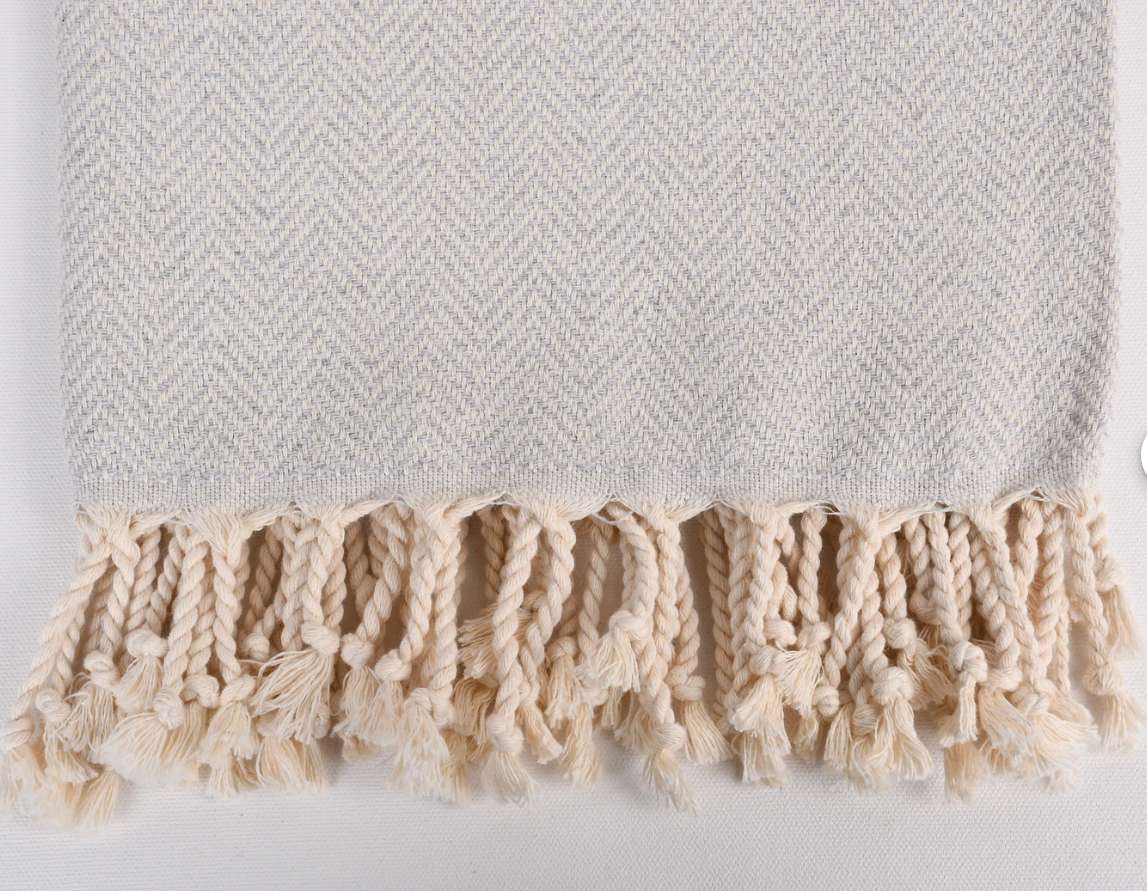 Herringbone Towel/Throw Blanket