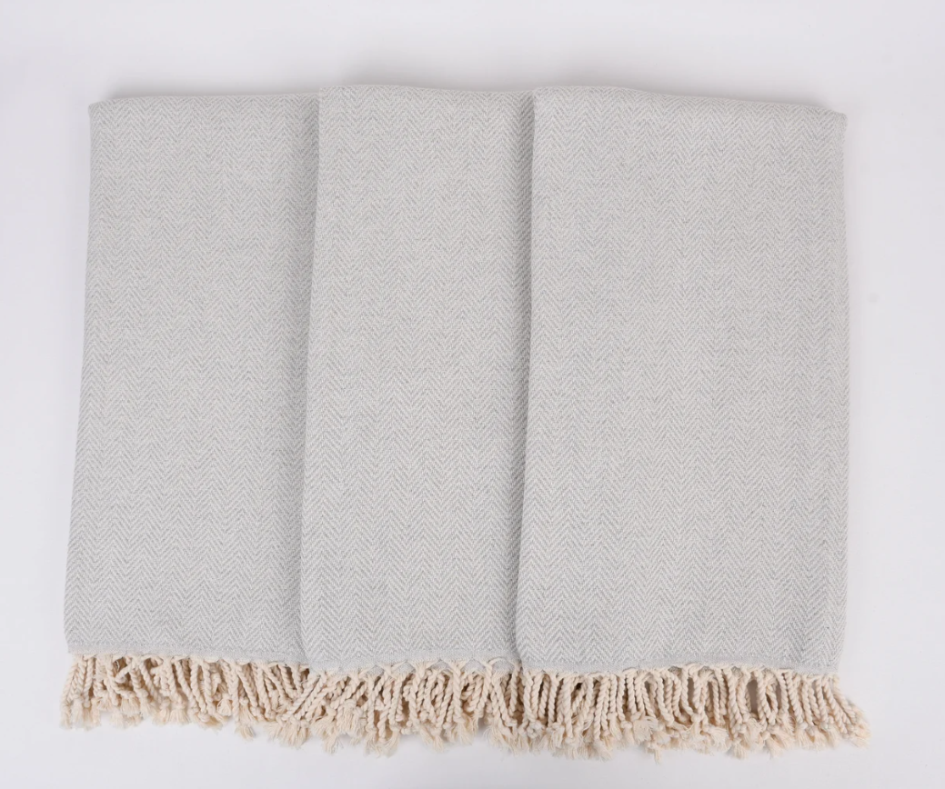 Herringbone Towel/Throw Blanket