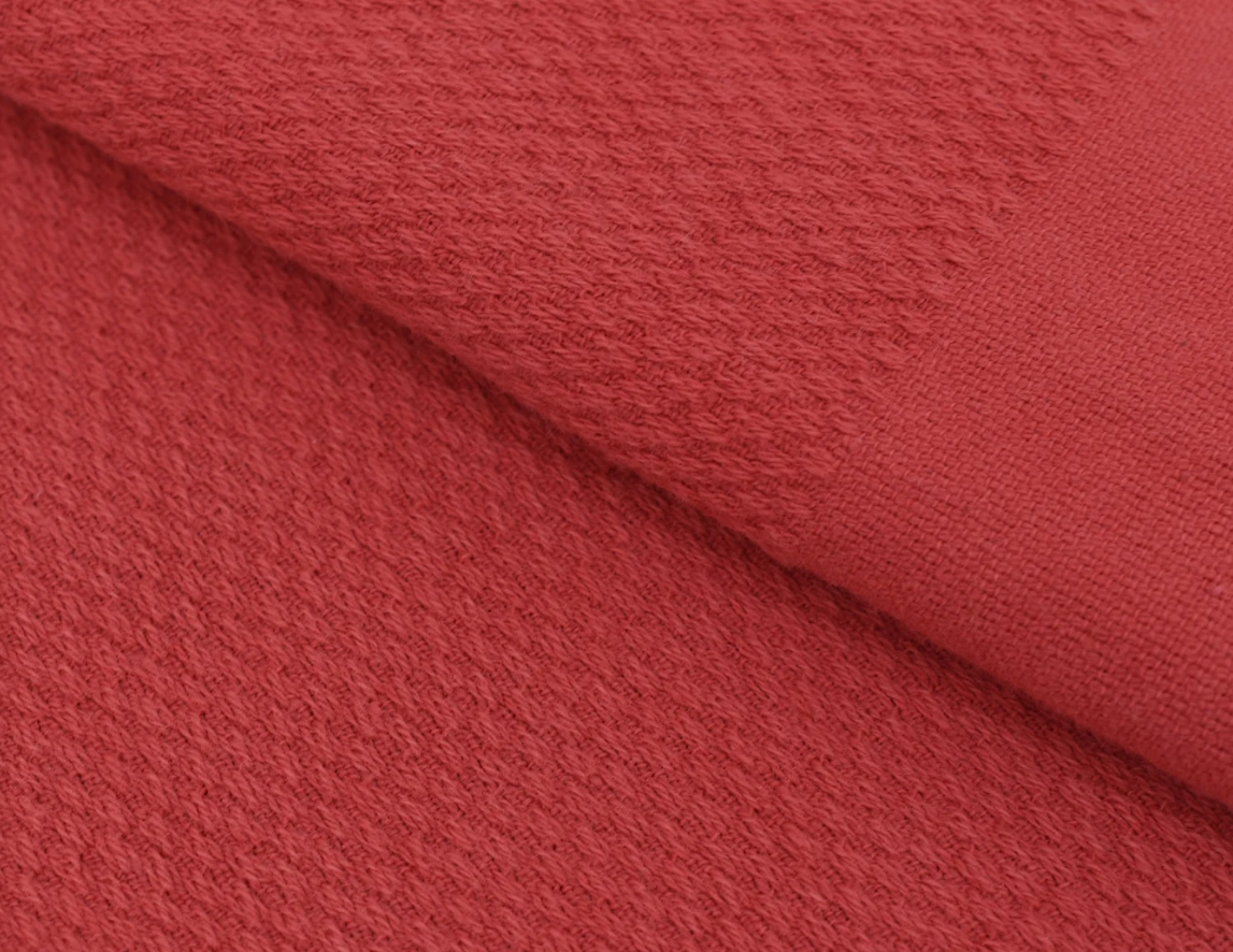 Poppy Stone-Washed Beach Towel/Throw Blanket