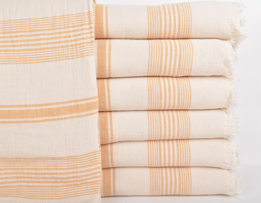 Portakal Muslin Throw Blanket