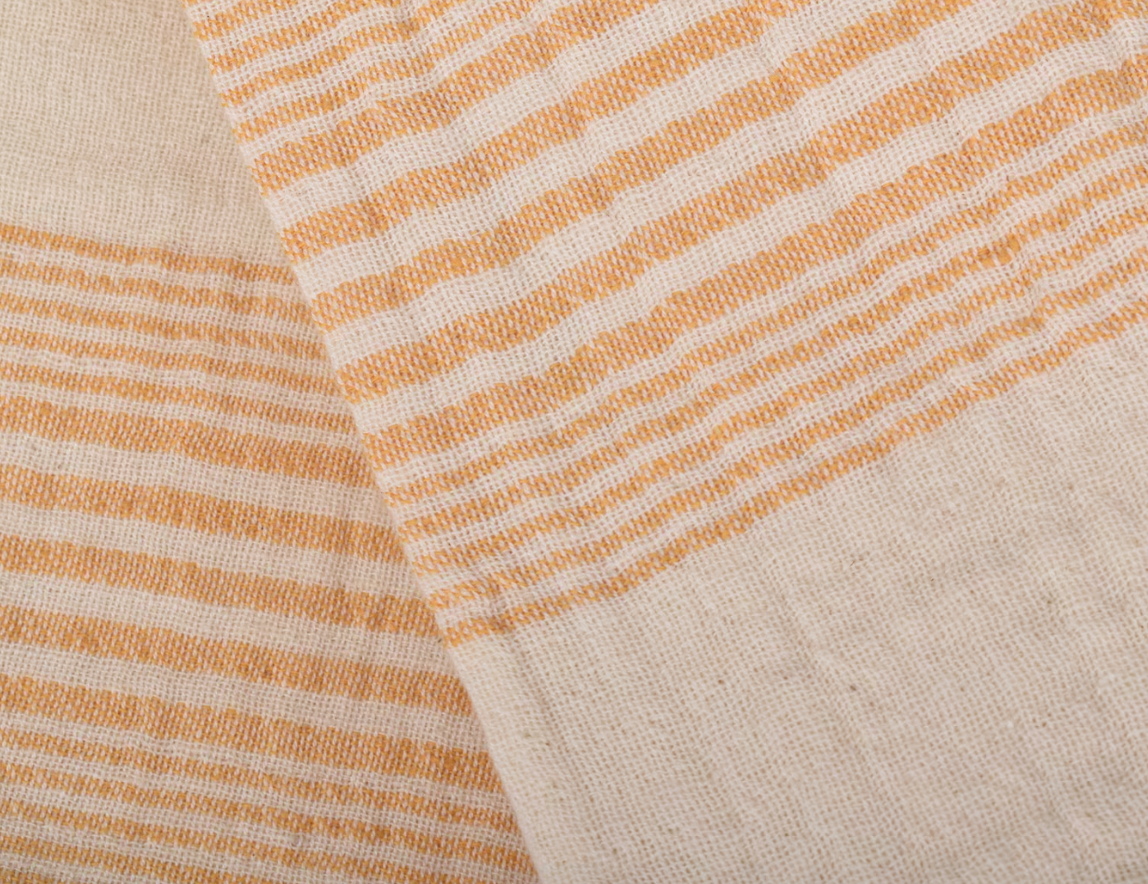 Portakal Muslin Throw Blanket
