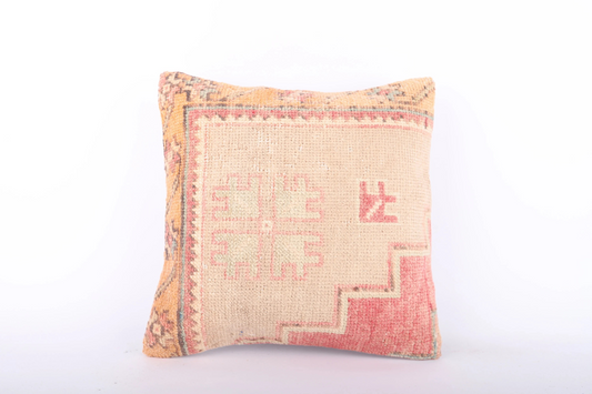 Rose Rug Pillow Cover