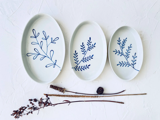 Suheyla Porcelain Oval Plates