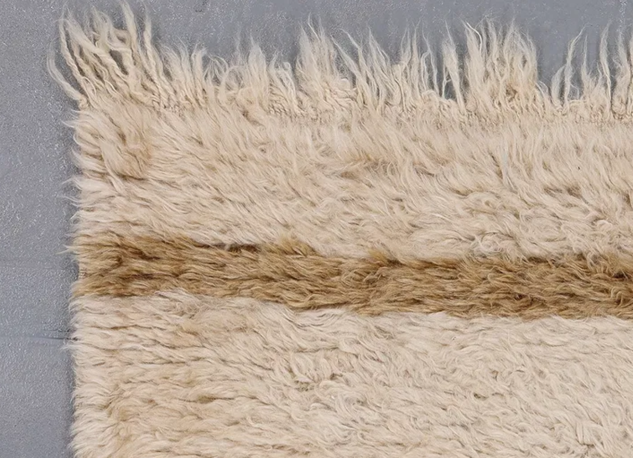 3'7" x 5'6" Vintage Central Anatolian Tulu Rug
